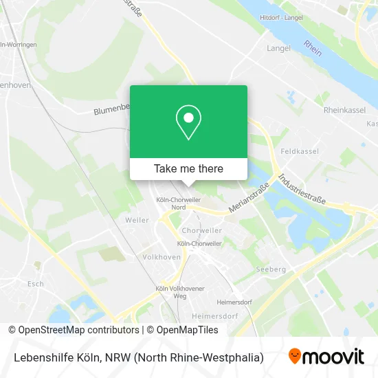 Lebenshilfe Köln map