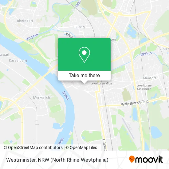 Карта Westminster