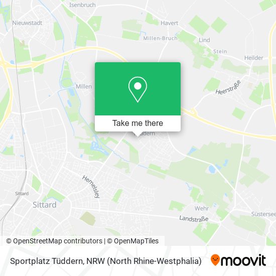 Sportplatz Tüddern map