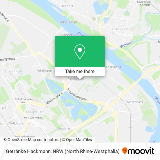 Getränke Hackmann map