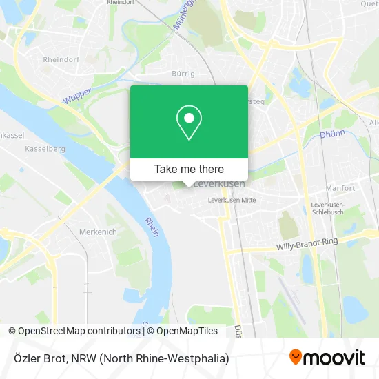 Карта Özler Brot