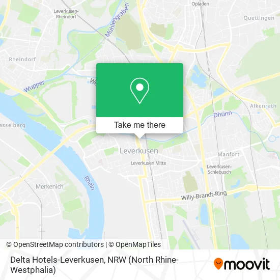 Delta Hotels-Leverkusen map