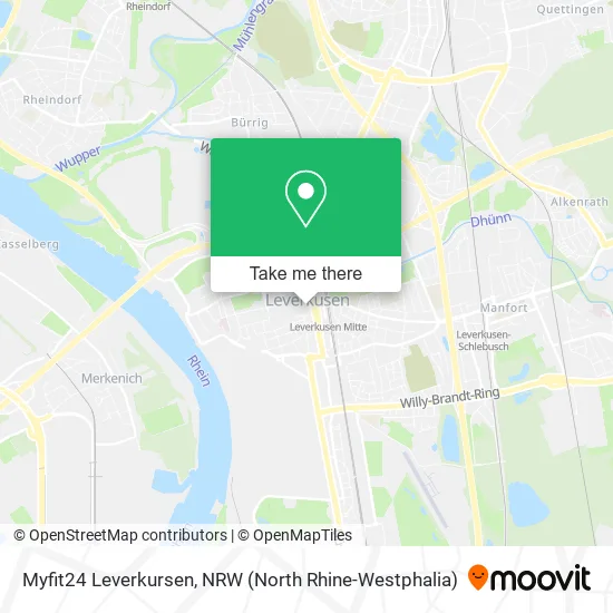 Карта Myfit24 Leverkursen