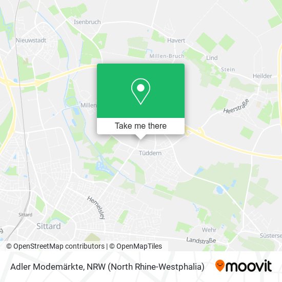 Adler Modemärkte map