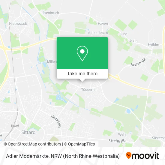 Карта Adler Modemärkte