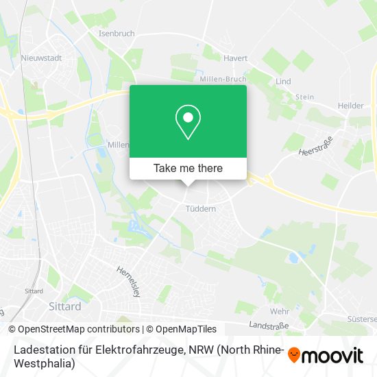 Ladestation für Elektrofahrzeuge map