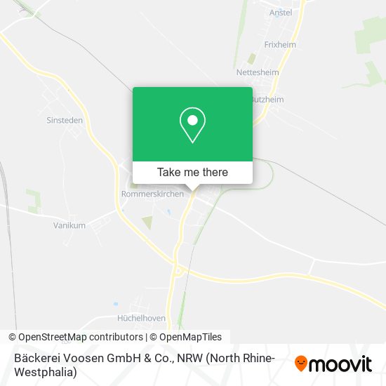 Bäckerei Voosen GmbH & Co. map