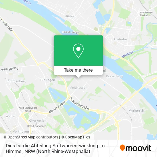 Dies Ist die Abteilung Softwareentwicklung im Himmel map