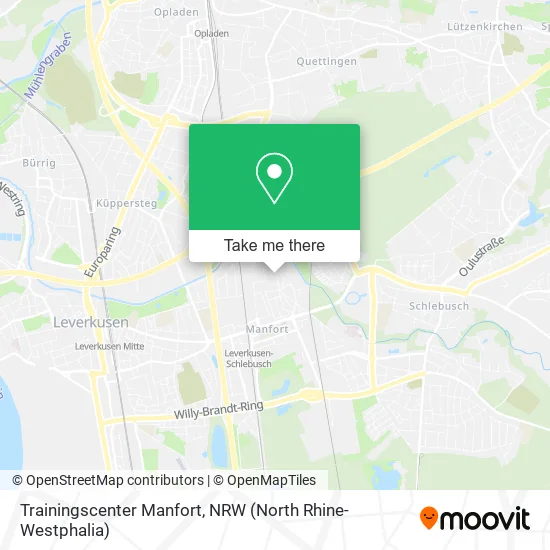 Trainingscenter Manfort map
