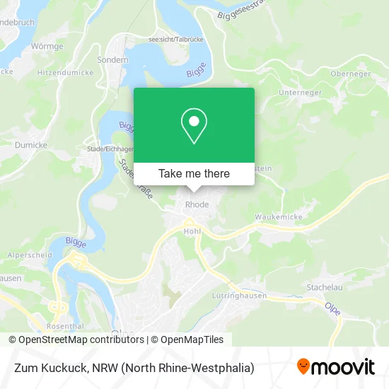 Карта Zum Kuckuck
