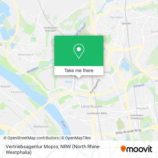 Vertriebsagentur Mopro map