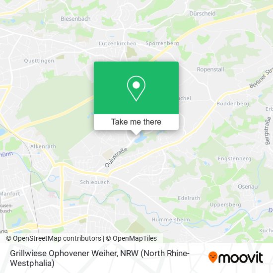 Grillwiese Ophovener Weiher map