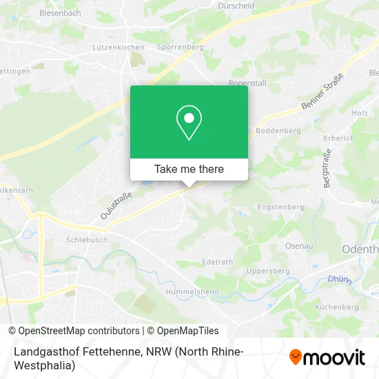 Landgasthof Fettehenne map