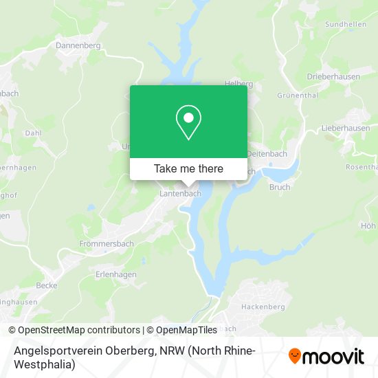 Angelsportverein Oberberg map