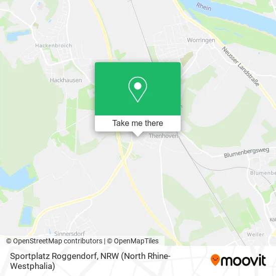Карта Sportplatz Roggendorf