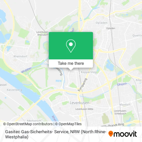 Карта Gasitec Gas-Sicherheits- Service