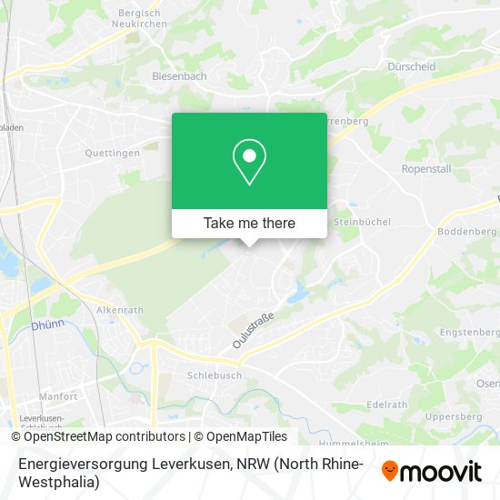 Energieversorgung Leverkusen map