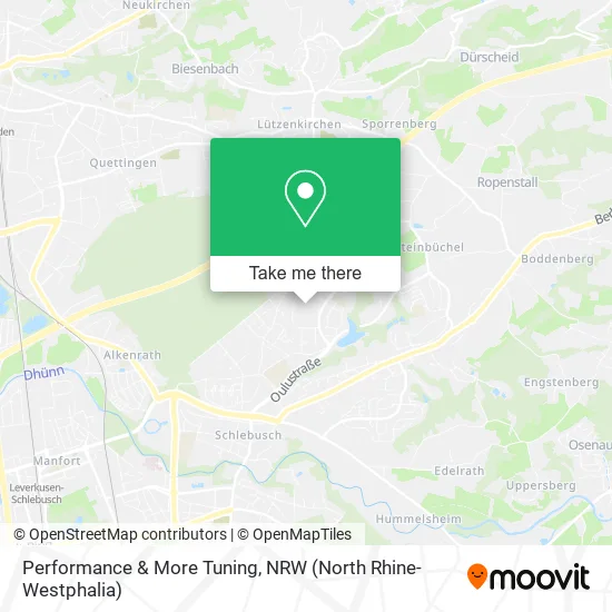 Карта Performance & More Tuning