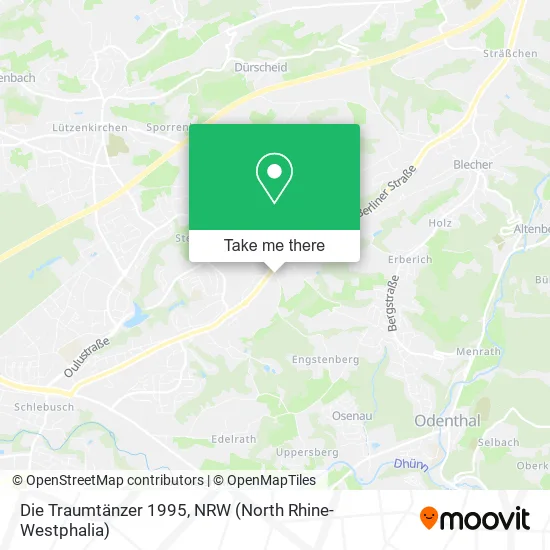 Die Traumtänzer 1995 map