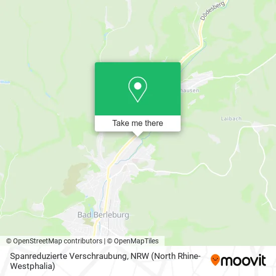 Карта Spanreduzierte Verschraubung