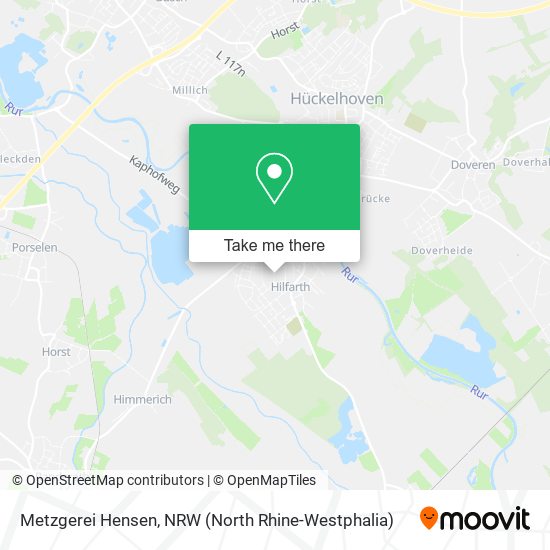 Metzgerei Hensen map