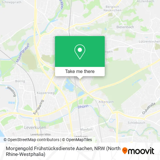 Карта Morgengold Frühstücksdienste Aachen