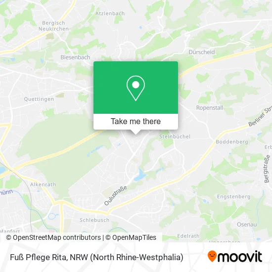 Карта Fuß Pflege Rita