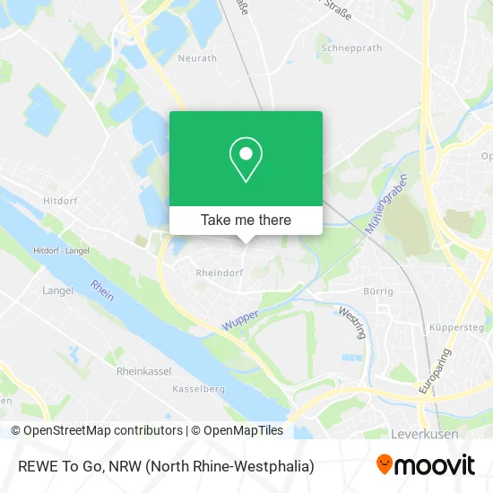 REWE To Go map