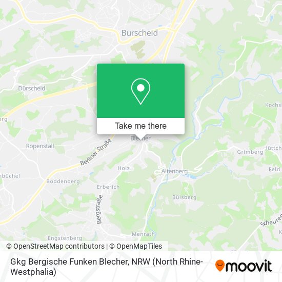 Gkg Bergische Funken Blecher map