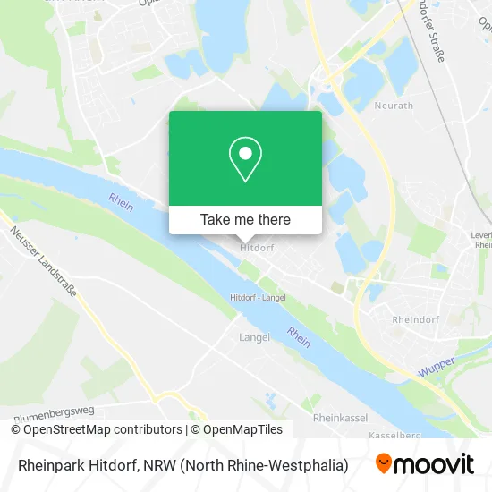 Карта Rheinpark Hitdorf