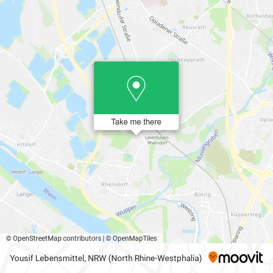 Yousif Lebensmittel map