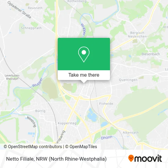 Netto Filiale map