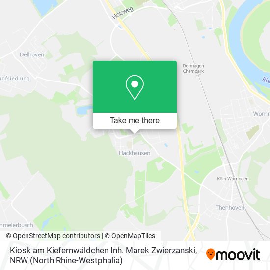 Карта Kiosk am Kiefernwäldchen Inh. Marek Zwierzanski