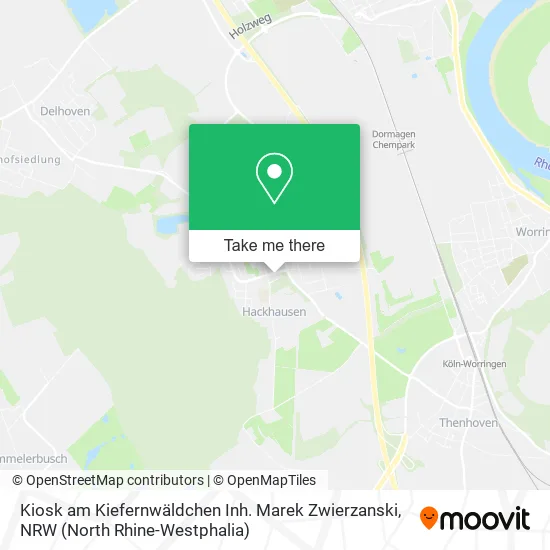 Карта Kiosk am Kiefernwäldchen Inh. Marek Zwierzanski
