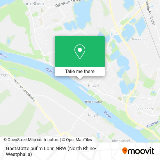 Карта Gaststätte auf'm Lohr
