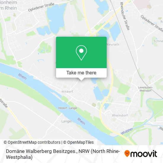 Карта Domäne Walberberg Besitzges.