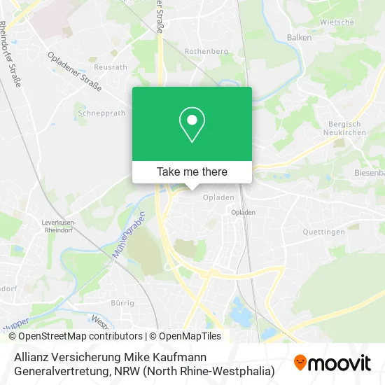 Allianz Versicherung Mike Kaufmann Generalvertretung map