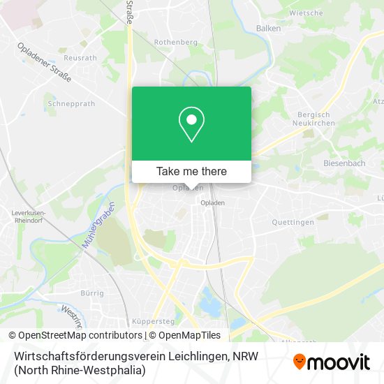 Wirtschaftsförderungsverein Leichlingen map