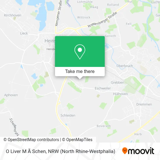 O Liver M Ã Schen map