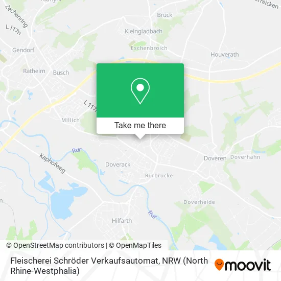 Карта Fleischerei Schröder Verkaufsautomat