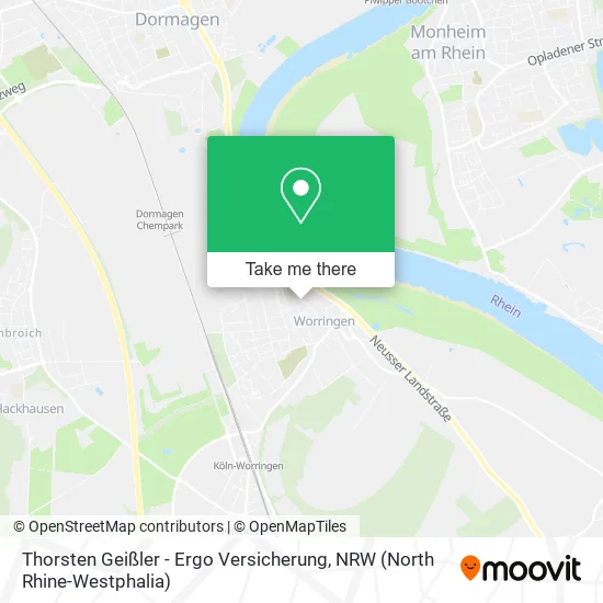 Карта Thorsten Geißler - Ergo Versicherung