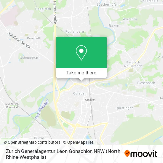 Карта Zurich Generalagentur Leon Gonschior