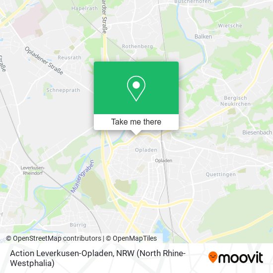 Action Leverkusen-Opladen map