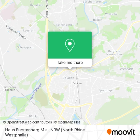 Haus Fürstenberg M.a. map