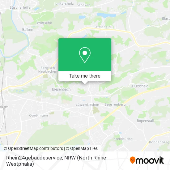 Rhein24gebäudeservice map