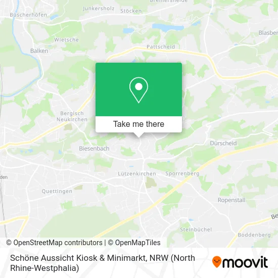 Карта Schöne Aussicht Kiosk & Minimarkt