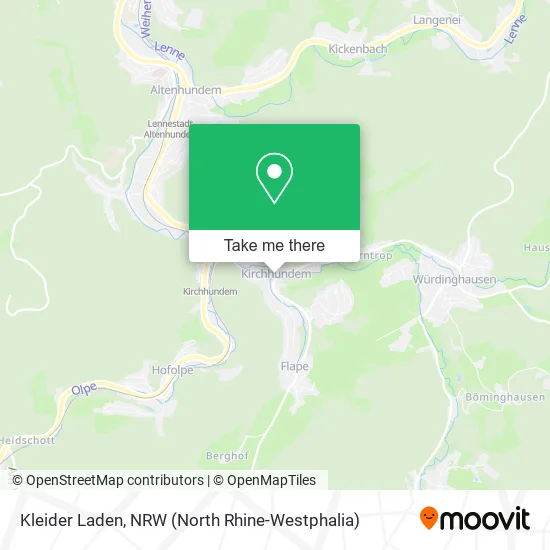 Карта Kleider Laden