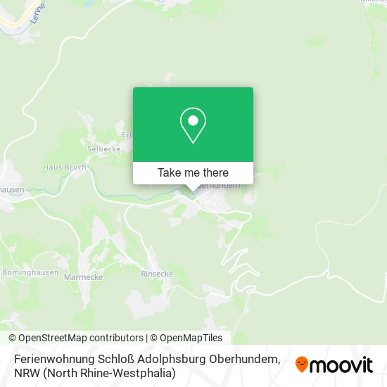 Ferienwohnung Schloß Adolphsburg Oberhundem map