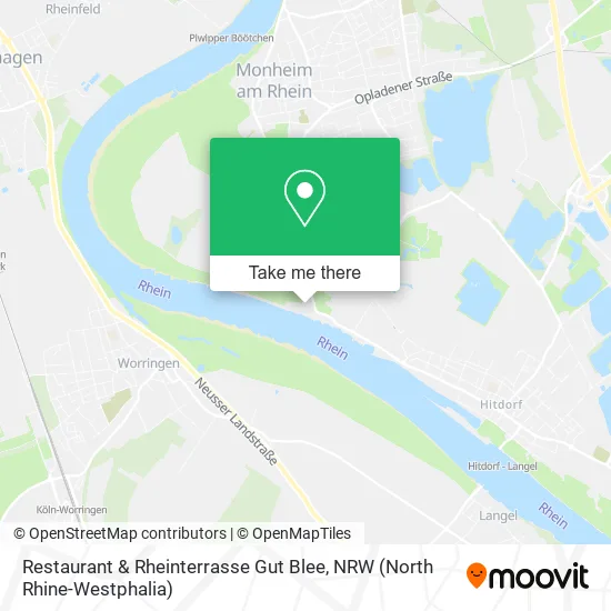 Restaurant & Rheinterrasse Gut Blee map