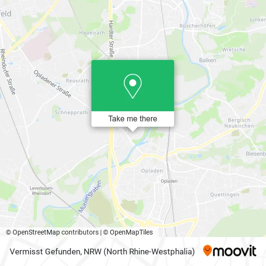 Vermisst Gefunden map